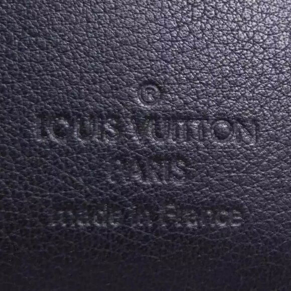 Auth LOUIS VUITTON Monogram Mahina Amelia Long Wallet Black - Picture 13 of 13